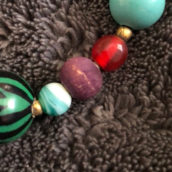 Multicolored Beaded Necklace - Picture 5 of 5